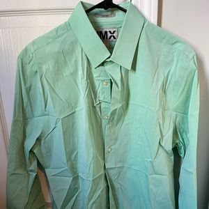 Lime Green Express Long Sleeve Men’s Button-up